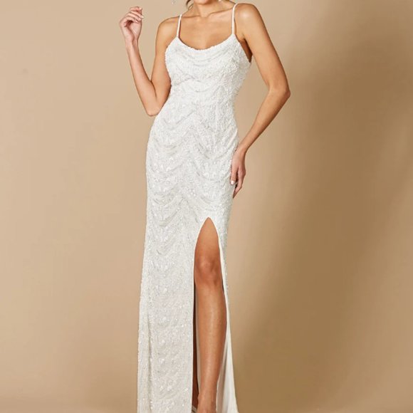 Beaded Wedding Gown - Picture 1 of 2